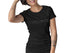 Technostoff All Black Techno T-Shirt für Frauen